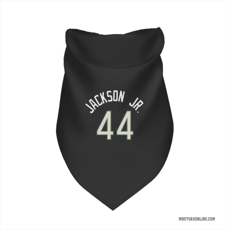 Andre Jackson Jr. Black Milwaukee Bucks Cat & Dog Pet Bandana