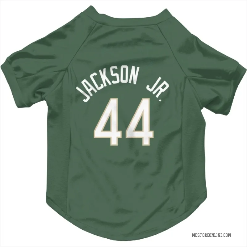 Andre Jackson Jr. Green Milwaukee Bucks Cat & Dog Pet Jersey