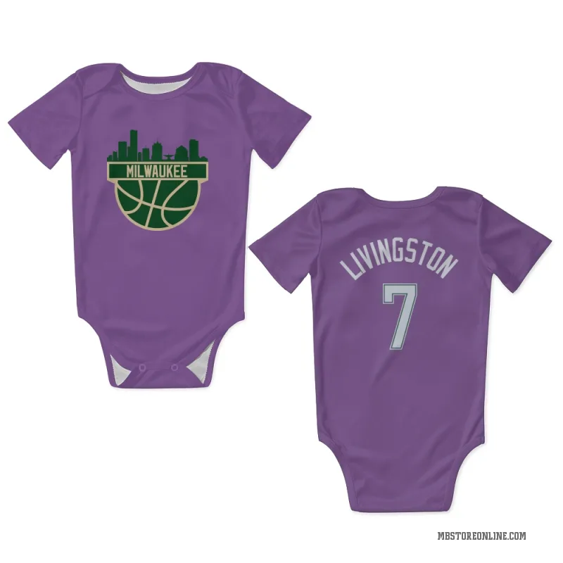 Chris Livingston Green Milwaukee Bucks Kelly Newborn & Infant Bodysuit