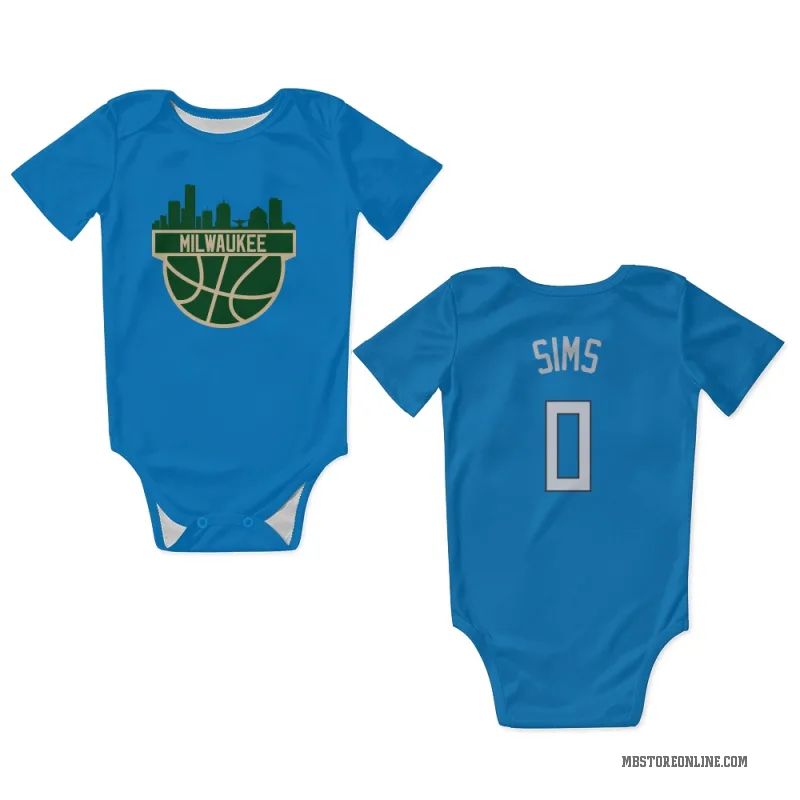 Jericho Sims  Royal Milwaukee Bucks  Newborn & Infant Bodysuit