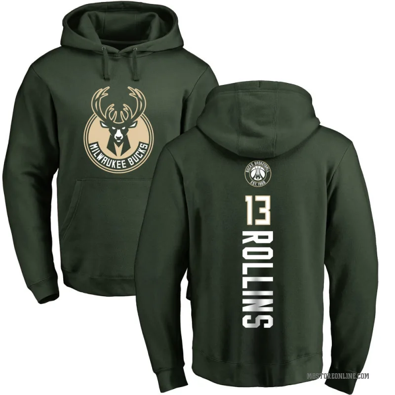 Ryan Rollins Men's Green Milwaukee Bucks Branded Backer Pullover Hoodie